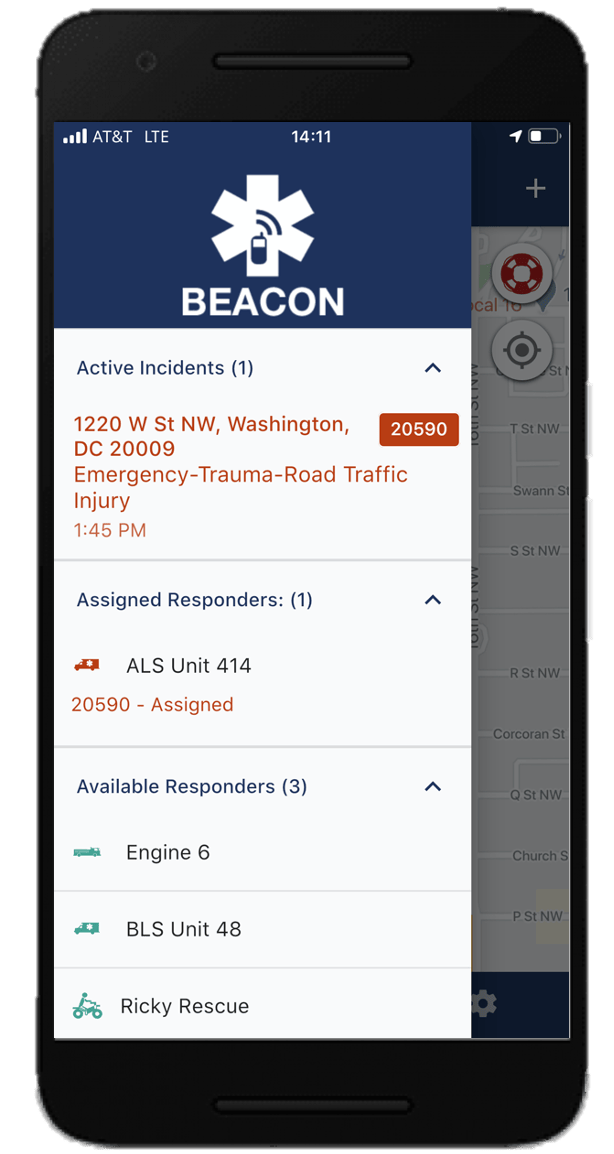 Sidebar - Beacon Mobile App v4.0